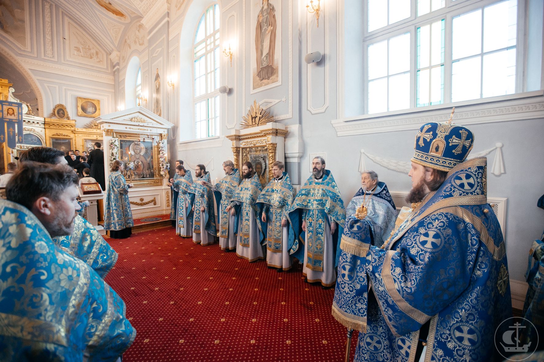 Духовные школы Северной столицы молитвенно встретили память иконы Божией  Матери Знамение «Царскосельская» (Видео)