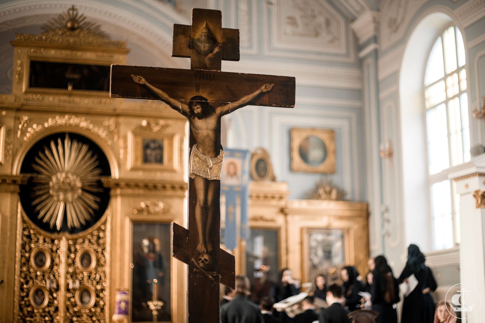 Пассия 2. СПБДА Великий пост. Пассия. Витражи Санкт-Петербургской духовной Академии.