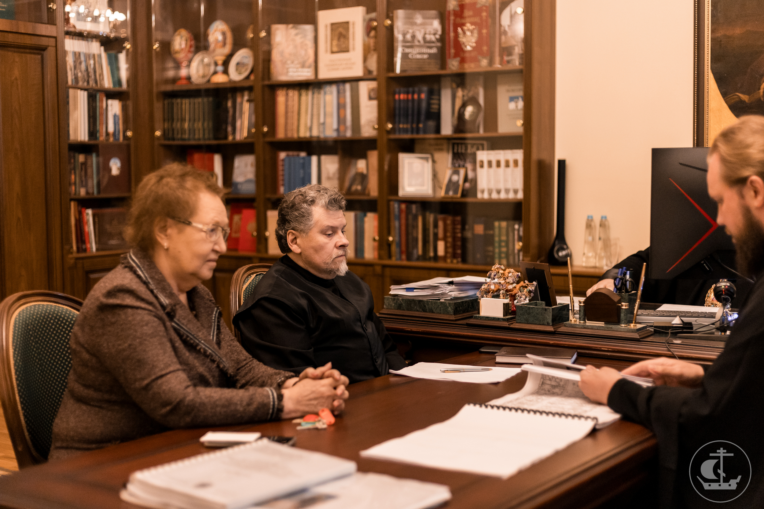 Председатель Финансово-хозяйственного управления Московской Патриархии  встретился с ректором Академии